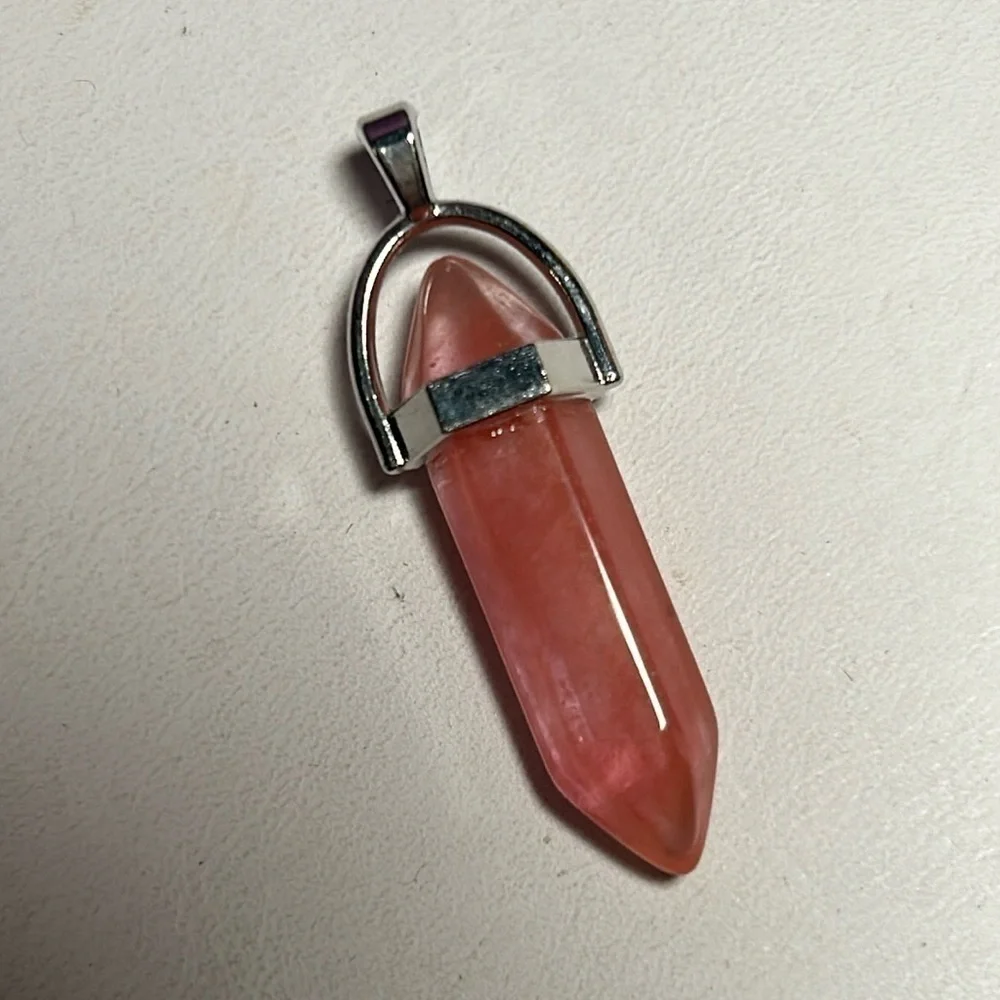 Cherry 🍒 Quartz Pendant